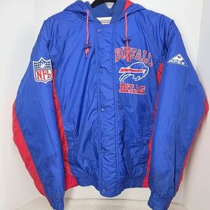 Vintage Buffalo Bills Apex One Pro Line Jacket SIZE SMALL Petite